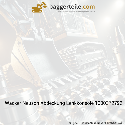 Wacker Neuson Abdeckung Lenkkonsole 1000372792