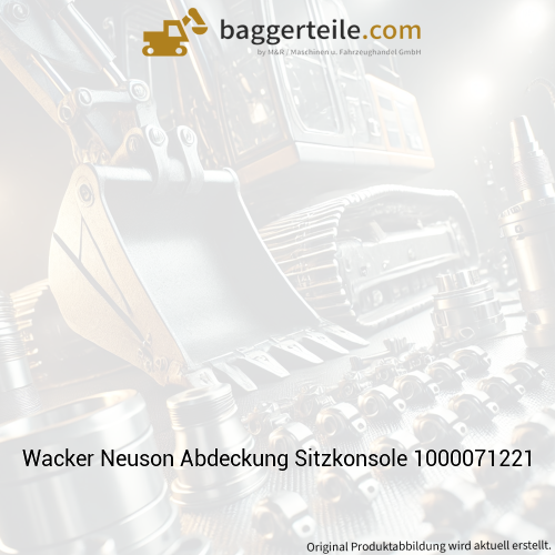 Wacker Neuson Abdeckung Sitzkonsole 1000071221