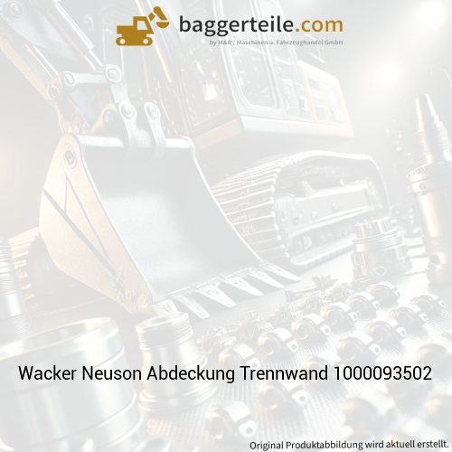 Wacker Neuson Abdeckung Trennwand 1000093502