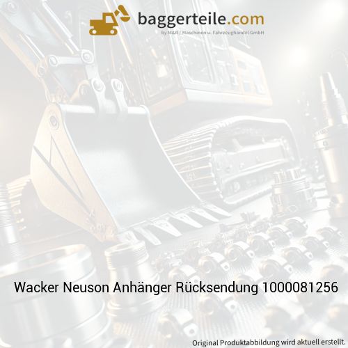 Wacker Neuson Anhänger Rücksendung 1000081256