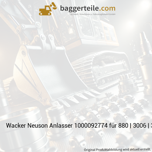 Wacker Neuson Anlasser 1000092774 für 880 | 3006 | 3207 | 3606 | 4009 | 4107
