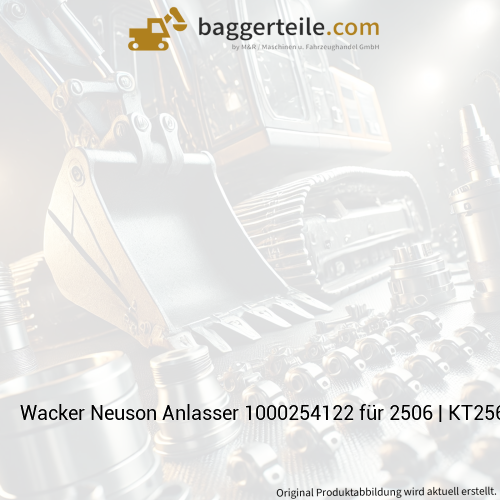 Wacker Neuson Anlasser 1000254122 für 2506 | KT256