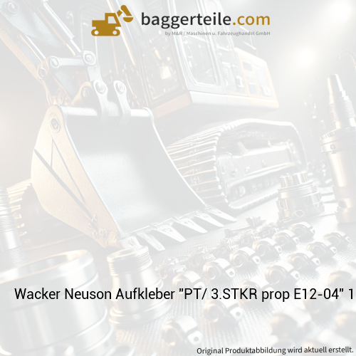 Wacker Neuson Aufkleber 