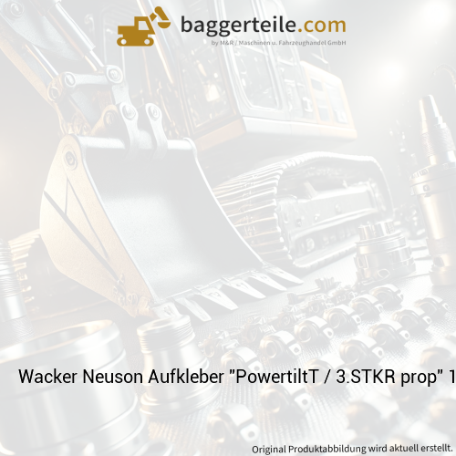 Wacker Neuson Aufkleber 