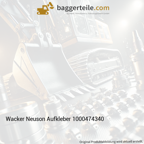 Wacker Neuson Aufkleber 1000474340