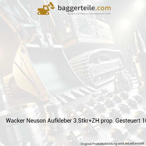 Wacker Neuson Aufkleber 3.Stkr+ZH prop. Gesteuert 1000355678