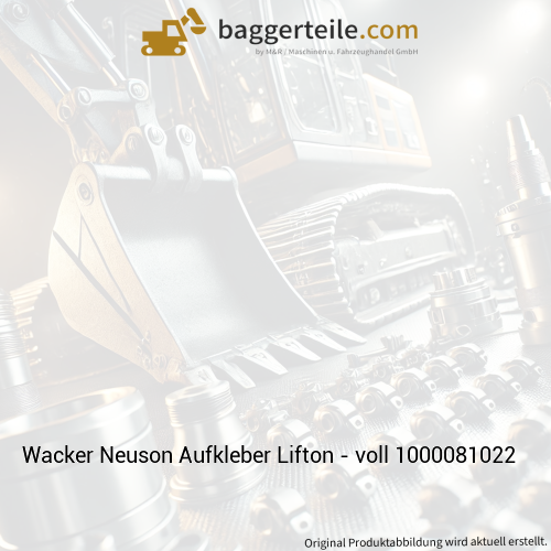 Wacker Neuson Aufkleber Lifton - voll 1000081022