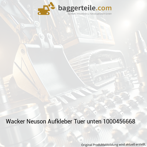Wacker Neuson Aufkleber Tuer unten 1000456668