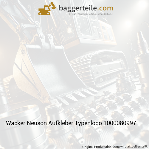 Wacker Neuson Aufkleber Typenlogo 1000080997