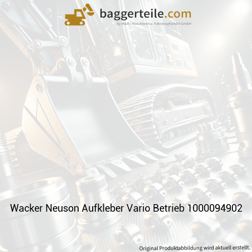 Wacker Neuson Aufkleber Vario Betrieb 1000094902