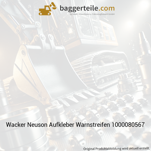 Wacker Neuson Aufkleber Warnstreifen 1000080567