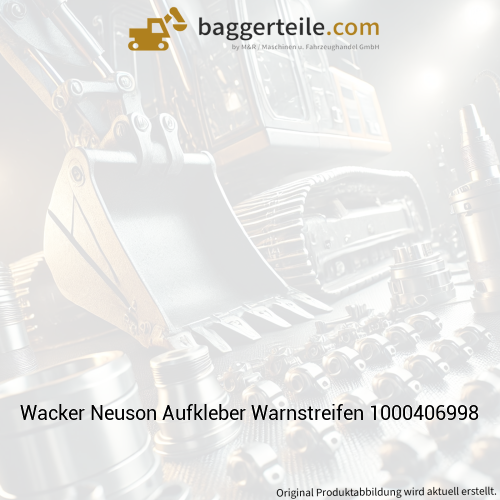 Wacker Neuson Aufkleber Warnstreifen 1000406998