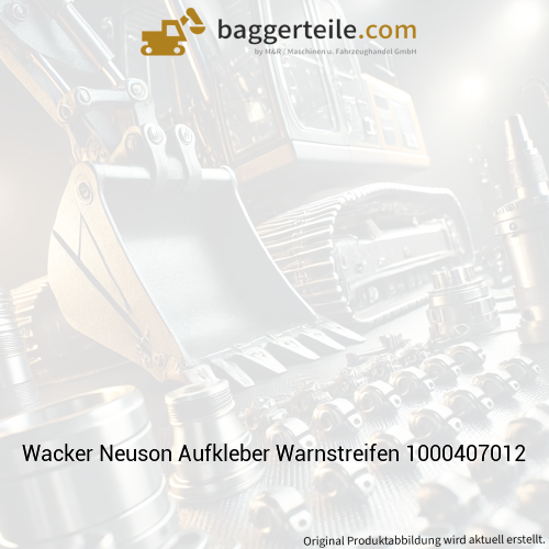 Wacker Neuson Aufkleber Warnstreifen 1000407012