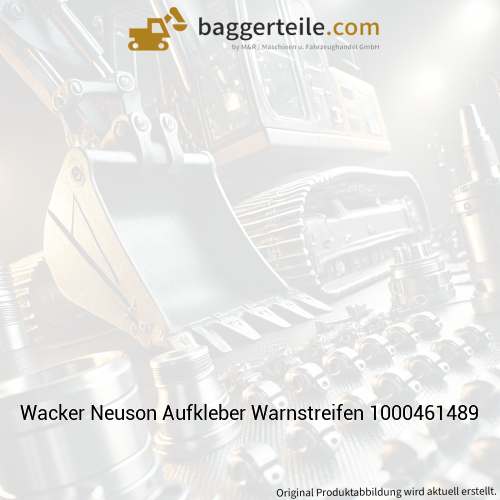 Wacker Neuson Aufkleber Warnstreifen 1000461489