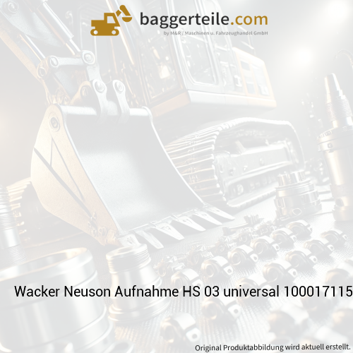 Wacker Neuson Aufnahme HS 03 universal 1000171152