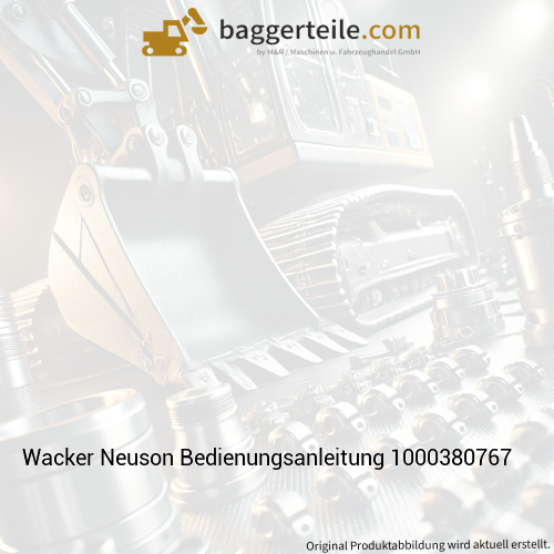 Wacker Neuson Bedienungsanleitung 1000380767
