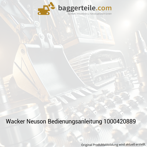 Wacker Neuson Bedienungsanleitung 1000420889