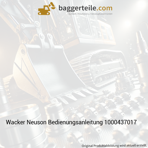 Wacker Neuson Bedienungsanleitung 1000437017