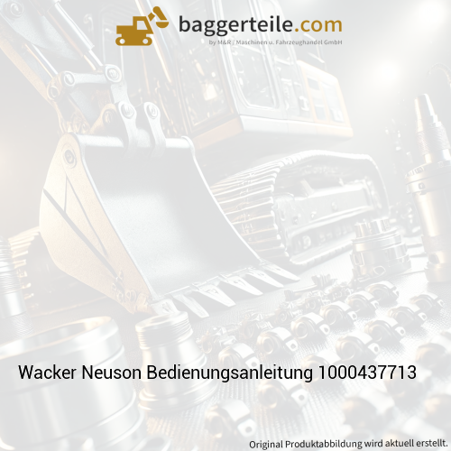 Wacker Neuson Bedienungsanleitung 1000437713