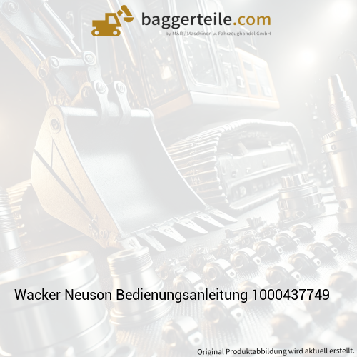 Wacker Neuson Bedienungsanleitung 1000437749
