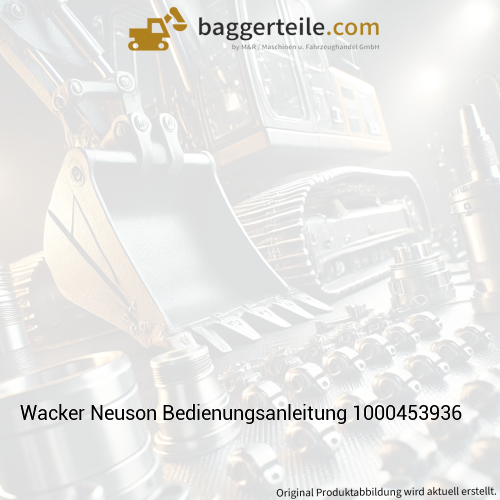 Wacker Neuson Bedienungsanleitung 1000453936
