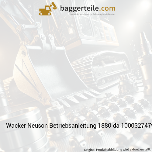 Wacker Neuson Betriebsanleitung 1880 da 1000327479