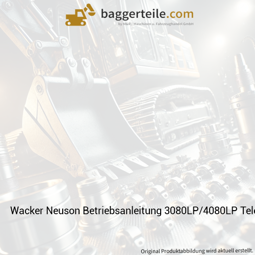 Wacker Neuson Betriebsanleitung 3080LP/4080LP Tele da 1000358012