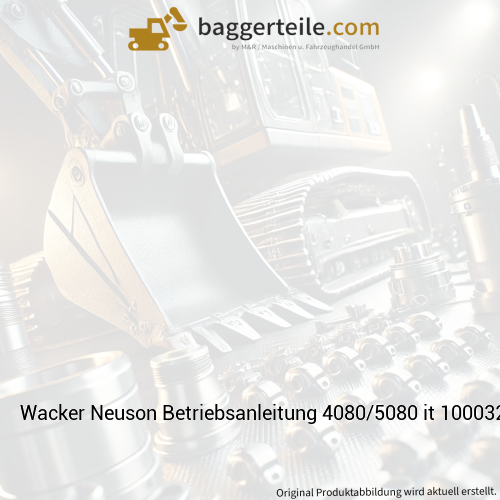 Wacker Neuson Betriebsanleitung 4080/5080 it 1000321254