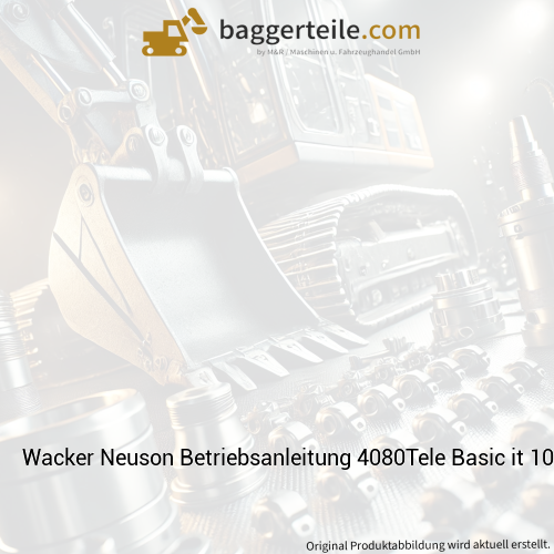 Wacker Neuson Betriebsanleitung 4080Tele Basic it 1000408136