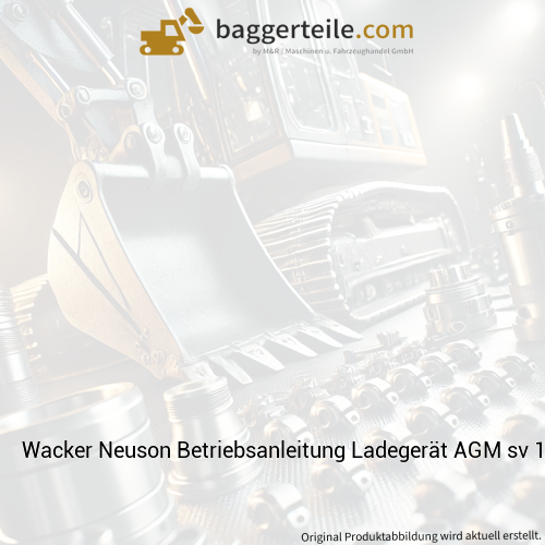 Wacker Neuson Betriebsanleitung Ladegerät AGM sv 1000377820