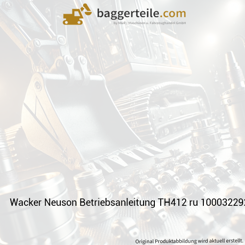 Wacker Neuson Betriebsanleitung TH412 ru 1000322920