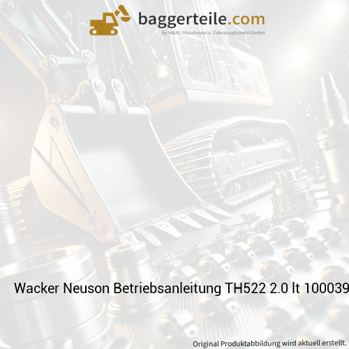 Wacker Neuson Betriebsanleitung TH522 2.0 lt 1000395352