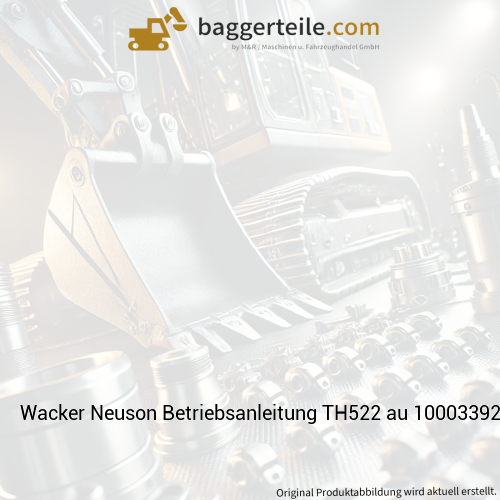 Wacker Neuson Betriebsanleitung TH522 au 1000339232