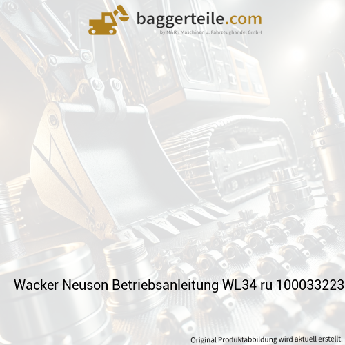 Wacker Neuson Betriebsanleitung WL34 ru 1000332235