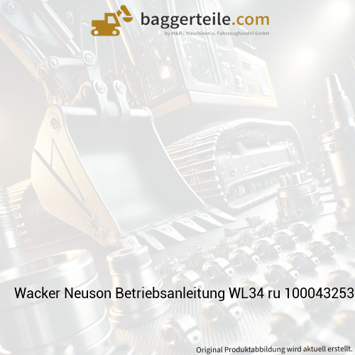 Wacker Neuson Betriebsanleitung WL34 ru 1000432530