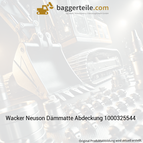 Wacker Neuson Dämmatte Abdeckung 1000325544