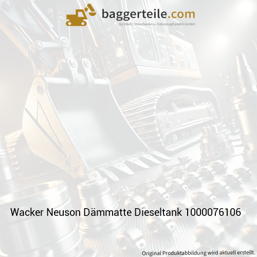 Wacker Neuson Dämmatte Dieseltank 1000076106