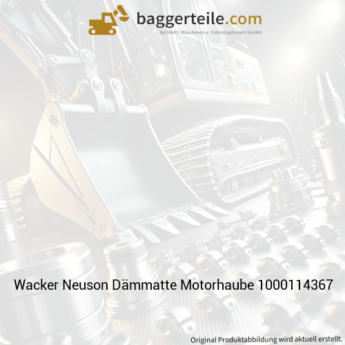 Wacker Neuson Dämmatte Motorhaube 1000114367