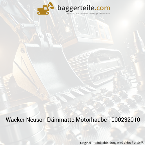 Wacker Neuson Dämmatte Motorhaube 1000232010
