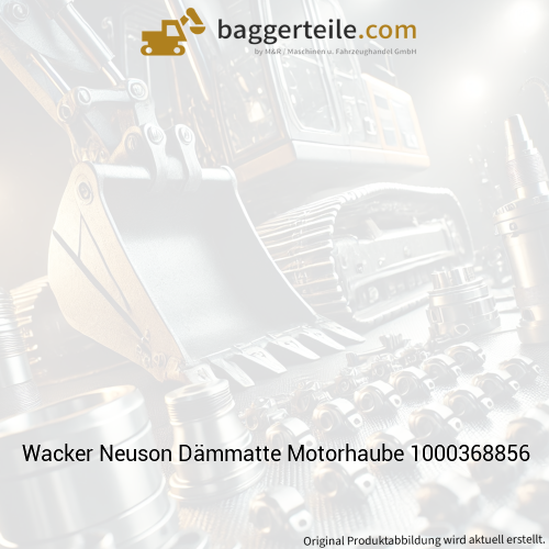 Wacker Neuson Dämmatte Motorhaube 1000368856