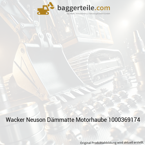 Wacker Neuson Dämmatte Motorhaube 1000369174