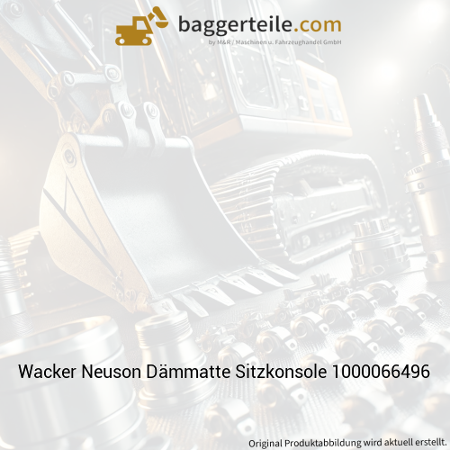 Wacker Neuson Dämmatte Sitzkonsole 1000066496