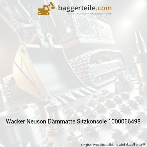 Wacker Neuson Dämmatte Sitzkonsole 1000066498