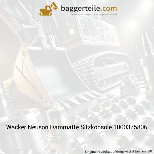 Wacker Neuson Dämmatte Sitzkonsole 1000375806