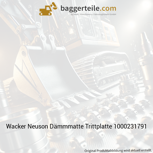 Wacker Neuson Dämmmatte Trittplatte 1000231791