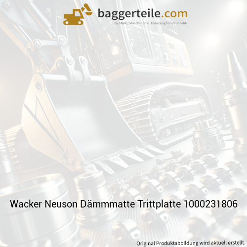Wacker Neuson Dämmmatte Trittplatte 1000231806