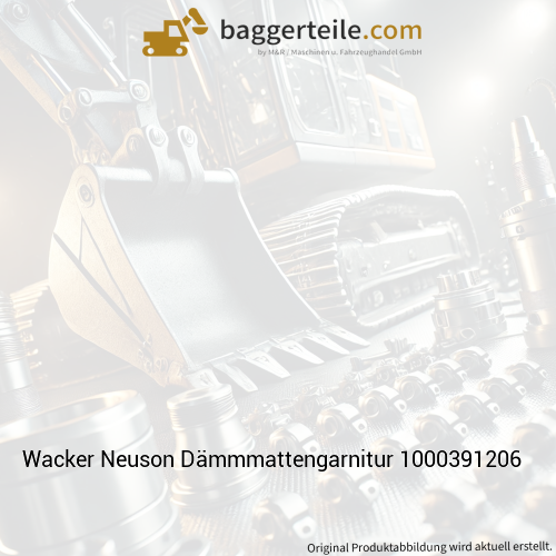 Wacker Neuson Dämmmattengarnitur 1000391206