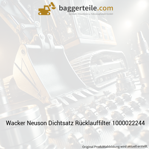 Wacker Neuson Dichtsatz Rücklauffilter 1000022244