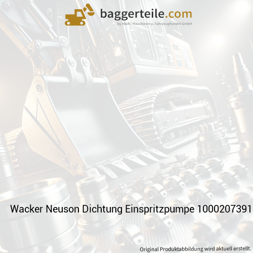 Wacker Neuson Dichtung Einspritzpumpe 1000207391