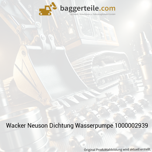 Wacker Neuson Dichtung Wasserpumpe 1000002939
